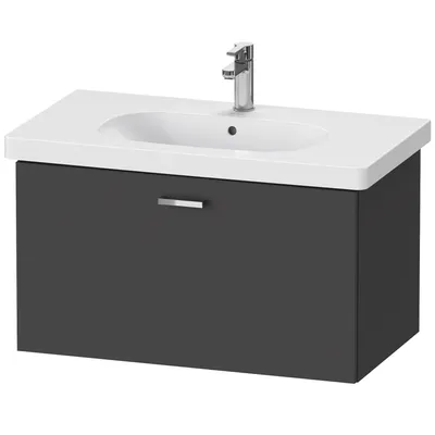 Image de Duravit XBase meuble sous-lavabo mural L:80 cm avec 1 tiroir, XB607104949