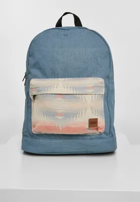 Obrázek produktu pro Batoh Urban Classics Inka Backpack Denim blue/multicolor - UNI