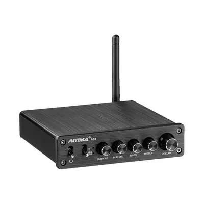 Obrázek produktu pro Digitální zesilovač Bluetooth, 21kanálová konfigurace, výkon subwooferu 100 W, černý