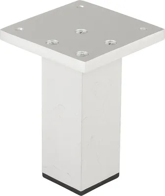 Produktbild von Möbelfuß FA006 100 mm matt verchromt
