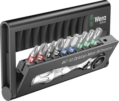 Produktbild von Wera Bit-Check 10 Zyklop Mini BiTorsion 1