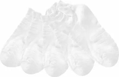Produktbild von LASCANA ACTIVE Sneakersocken Sneaker Socken Damen, Kurze Sportsocken, Lauf- Wandersocken 5 -teilig 5x weiß Größe 35/38