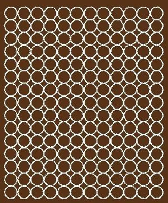 Immagine prodotto di Adesivi rotondi 1,5 cm, adesivi rotondi con puntini, 180 pezzi, marrone lucido.