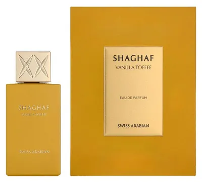 Image de Eau de Parfum Shaghaf Vanilla Toffee – Swiss Arabian – 75 ml