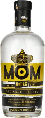 Produktbild von Mom ROCKS God Save The Gin London Dry Gin 37,5% Vol. 0,7l