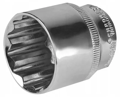 Produktbild von Schmith Steckschlüssel-Einsatz Zwölfkant 1/2 Zoll 32 mm aus CrV Stahl Profi Werkstatt Werkzeug
