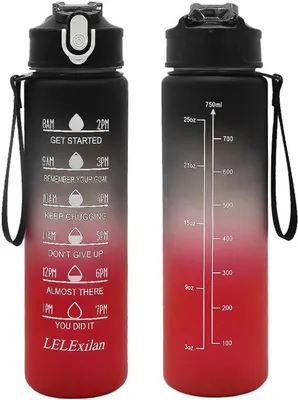 Zdjęcie produktu dla Butelka sportowa z bambusa – 750 ml – Outdoor – lekvast – bez BPA