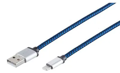 Image de Câble de charge USB A mâle vers 8 broches mâle 0,3m