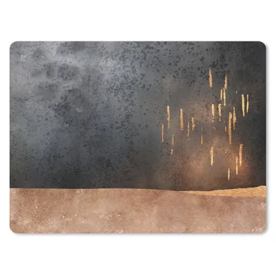 Produktbild von MuchoWow® Mauspad Mousepad Abstrakt - Gold - Design 40x30 cm - Mousepads - Maus Mat - Pad - Mausunterlage - Anti Rutsch