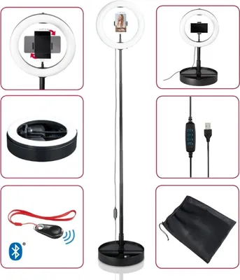 Zdjęcie produktu dla Hama 00004642, LED, Ciepłe białe, 3000 K, 6000 K, Czarny, Metal, Plastik
