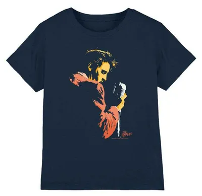 Image de Elvis Presley - T-shirt « Early » pour enfants TV33359 (128) (bleu marine)