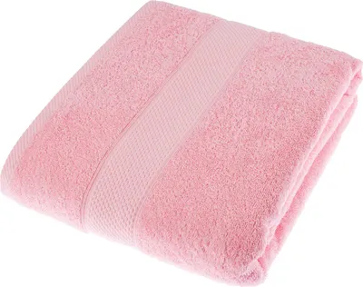 Produktbild von HOMESCAPES Frottee Strandtuch 100% Baumwolle Saunatuch 100x180cm - rosa