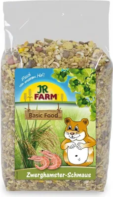 Produktbild von JR Farm Zwerghamster-Schmaus, Scheiben, 600 g, Hamster, Vitamin A, Vitamin D3, Vitamin E, Kalzium, Phosphorus, Natrium, 14,5%