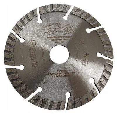 Obrázok produktu pre Diamantový kotúč Magma MSP125 na rezanie tehál a betónu 125mm