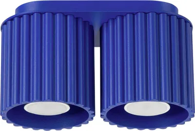 Immagine prodotto di Faretto spot VISTAO blu ultramarino 2xGU10x10W in alluminio, dimensioni: 12x21x10 cm, IP20, Pure Lume