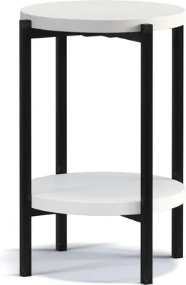 Obrázek produktu pro Konsimo konferenční stolky Obývací stůl ''GERIS'' Bílý, dřevo, klasický styl, 44,2x61x44,2 cm