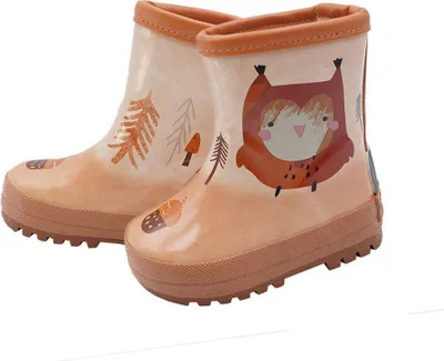 Produktbild von Maximo Mdchen Gummistiefel gefttert Eule, Gre:21, Przise Farbe:Cork washed