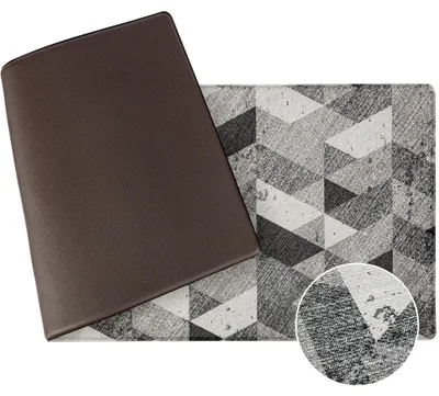 Produktbild von ANRO Anti-Ermüdungsmatte Graphite 50x120 cm – Stehmatte 1 cm geschäumt, rutschhemmend, abwischbar, für Fußbodenheizung geeignet
