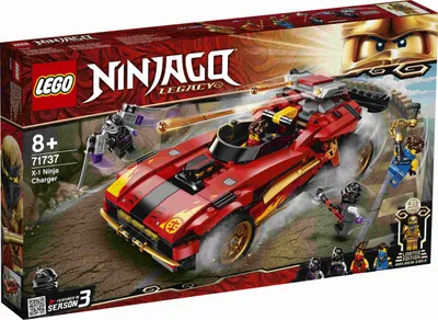 Zdjęcie produktu dla LEGO NINJAGO Ninjaścigacz X-1, Zestaw do budowania, 8 lat(a), Plastik, 599 szt., 861 g