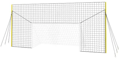 Image de Open Goaaal STANDARD - 2,7M X 1,6M FUSSBALLTOR, IN 3,0M HOHEM FANG- & RÜCKPRALLNETZ