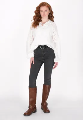 Image de Chemisier pour femme SAPORTA - blanc, taille XS