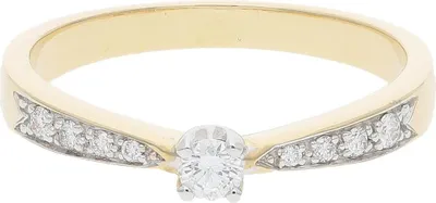 Produktbild von Ring Gold 585 Brillanten JL10-07-1527 JuwelmaLux Größe 56