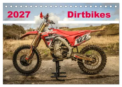 Immagine prodotto di Dirtbikes 2027 (calendario da tavolo 2027, formato DIN A5 orizzontale), calendario mensile CALVENDO