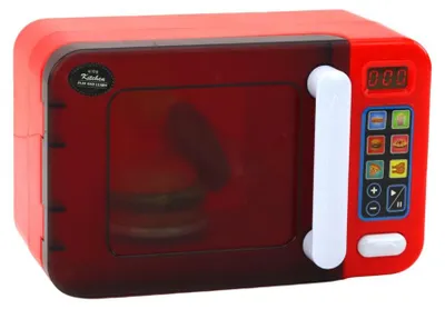 Image de Four à micro-ondes rouge