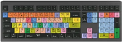 Produktbild von Logickeyboard LKB-LOGXP2-A2M-DE Tastatur USB QWERTZ Deutsch Schwarz (LKB-LOGXP2-A2M-DE)