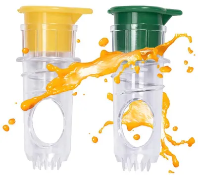 Zitruspresse 2er-Set, Handpresse, BPA-frei, 8,3 x 3,8 x 2,3 cm
