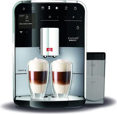 Immagine prodotto di Melitta Caffettiera automatica per caffè espresso 1 8L 15 bar a doppia erogazione schermo TFT argento