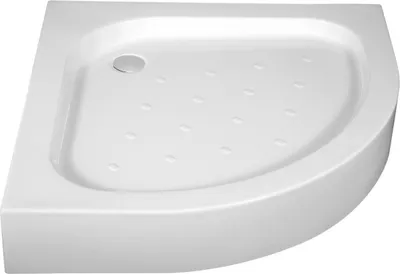 Obrázek produktu pro Deante STANDARD NEW půlkruhová sprchová vanička 80x80 mm, Akryl, Integrovaný kryt, Nastavitelný podstavec, Bez sifonu