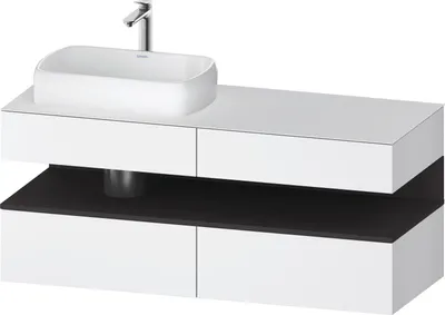 Produktbild von DURAVIT QA4765080180000 QTG KWTU WH Ek. 1400x550x600 Wß Mt. H