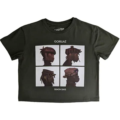 Immagine prodotto di Gorillaz Demon Days Green S Maglietta da donna