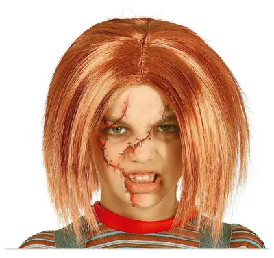 Obrázek produktu pro Scary dětská paruka vražedná panenka Halloween 2026, jedna velikost
