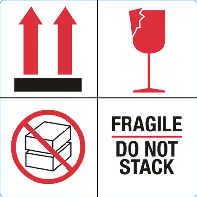 Immagine prodotto di rillprint 76930 etichette informative rillprint "FRAGILE / NON IMPILARE"