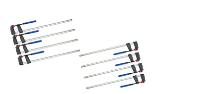 Produktbild von 8x Schraubzwinge 150 x 50 mm Leimzwinge Klemmzwinge Einhandzwinge