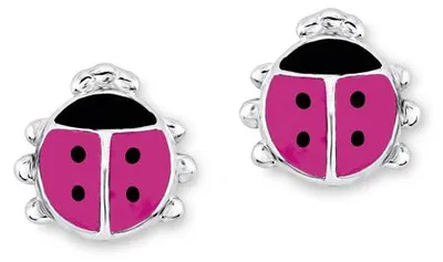 Produktbild von Lillifee Ohrstecker 9045990 Marienkäfer Silber 925