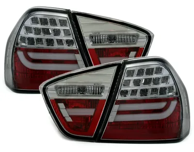 Produktbild von Eagle Eyes LED Rückleuchten Set in Rot Smoke für 3er BMW E90, Bj. 2004-2008