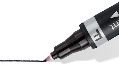 Produktbild von STAEDTLER Lumocolor 348 duo Permanent-Marker mit zwei Rundspitzen Einzelprodukt schwarz