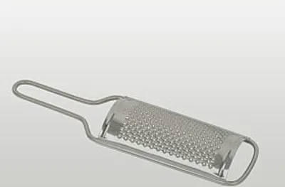 Produktbild von Kelomat Reibe rund gewölbt klein 9 cm aus Edelstahl