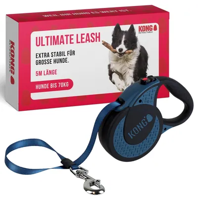 Produktbild von Kong Rollleine Ultimate 5m bis 70 kg div. Farben, Farbe:blau, Größe:5m bis 70 kg