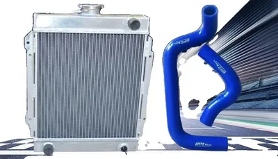 Produktbild von Aluminium-Radiator, langlebige Konstruktion, effiziente Kühlleistung, Blau