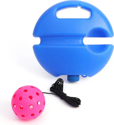 Produktbild von Pickleball-Trainer mit Rebound-Pickleballball, kompakte Größe, tragbare Pickleball-Ausrüstung für Solo-Training, Trainingsgerät, Sportzubehör