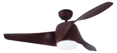Obrázek produktu pro Stropní svítidlo ACA s ventilátorem, stmívatelné, LED, 132 cm, DC 40 W, hnědé, s dálkovým ovládáním, FANKVBR60G