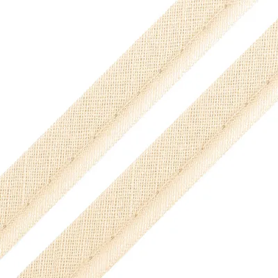 5m Paspelband zum Nähen 10mm breit creme