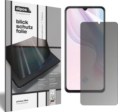 Produktbild von Blickschutzfolie für Vivo Z1x matt Schutzfolie Folie Display Schutz dipos