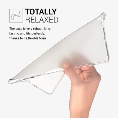Produktbild von kwmobile Hülle kompatibel mit Huawei MediaPad M3 8.4 Hülle - weiches TPU Silikon Case transparent - Tablet Cover Transparent