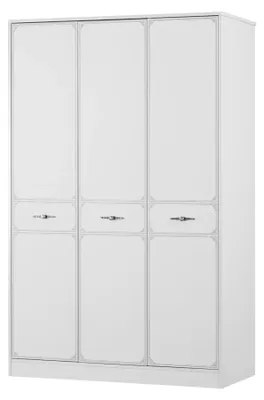 Immagine prodotto di Armadio in legno Armadio in legno bianco a 3 ante design