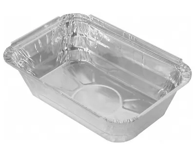 Produktbild von 20x Alu-Pastaschale Servierschale eckig 935ml 194x142x55mm